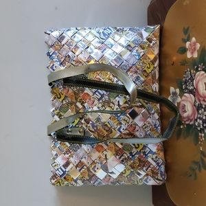 Nahui Ollin unique bubble gum wrapper purse -FINAL PRICE